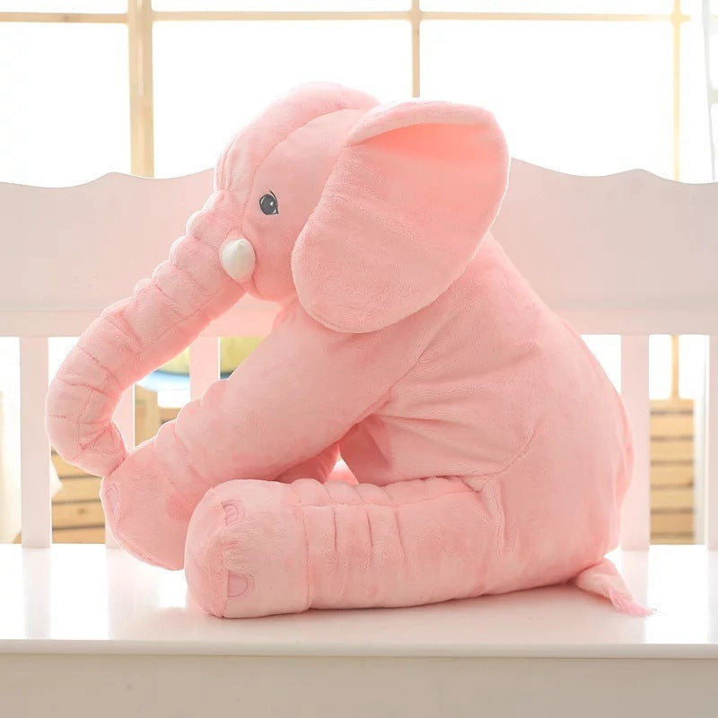 Peluche Éléphant Doudou Bébé - Oreiller Confort et Sommeil