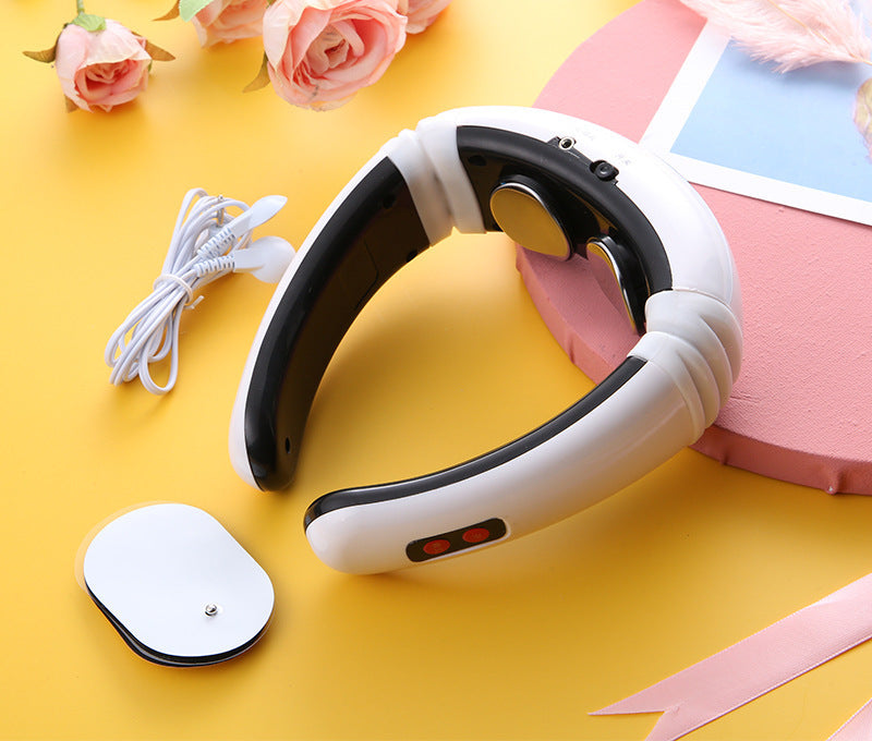 Cervical Spine Massage Instrument Neck Protection Electric Pulse Multi-directional Massager