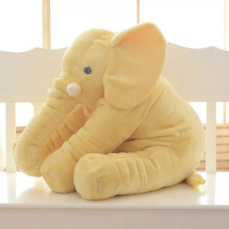 Peluche Éléphant Doudou Bébé - Oreiller Confort et Sommeil