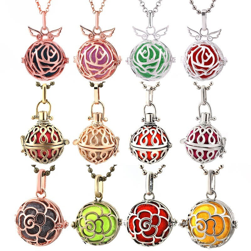 Mexico Chime Essential Oil Diffuser Hollow Pendant